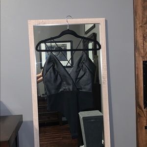 Revolve: By The Way, Deep V Bodysuit (S)